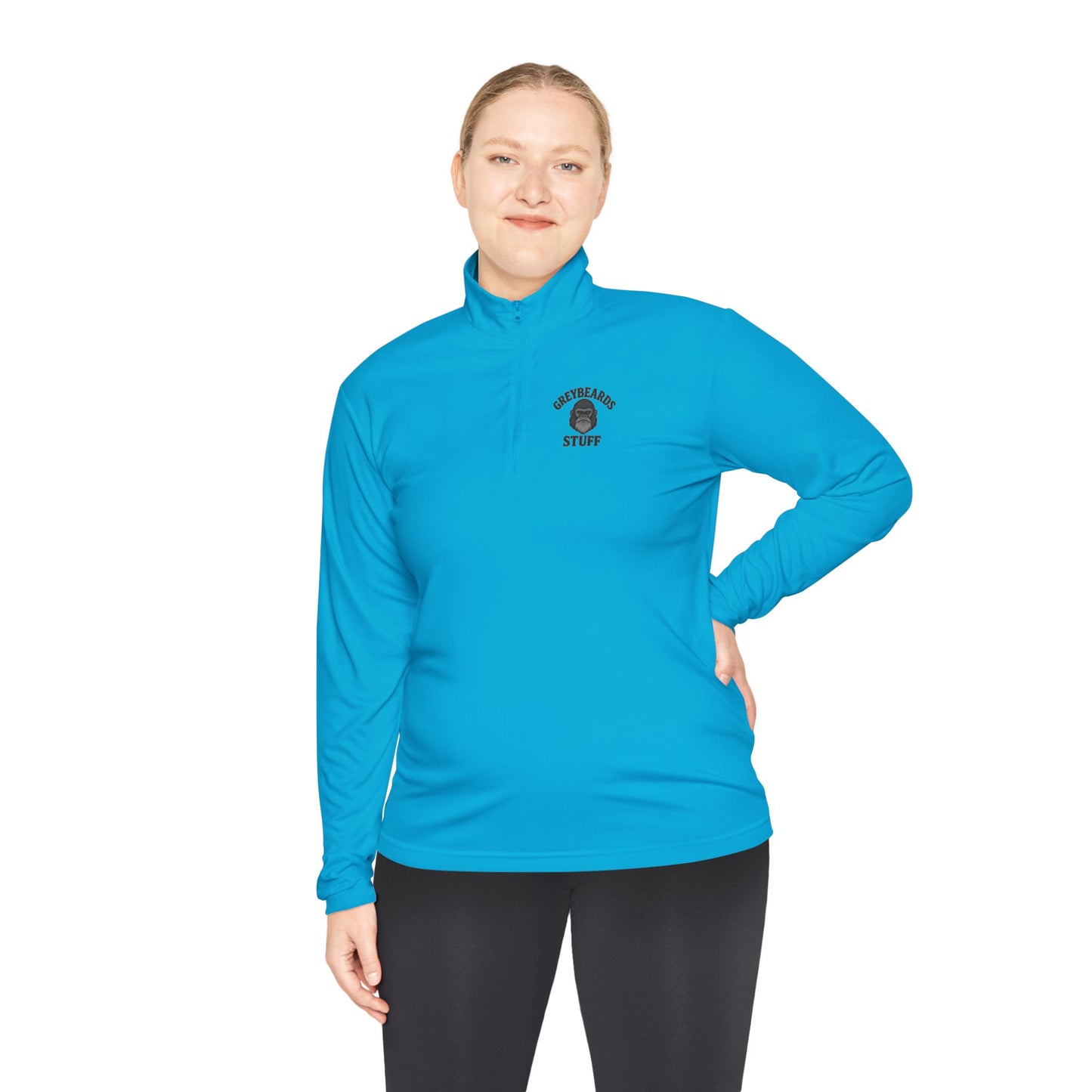 Inspirational Unisex Quarter-Zip Pullover, Motivational Activewear, Gift for Fitness Lovers, Self-Love Apparel, Casual Comfort Wear