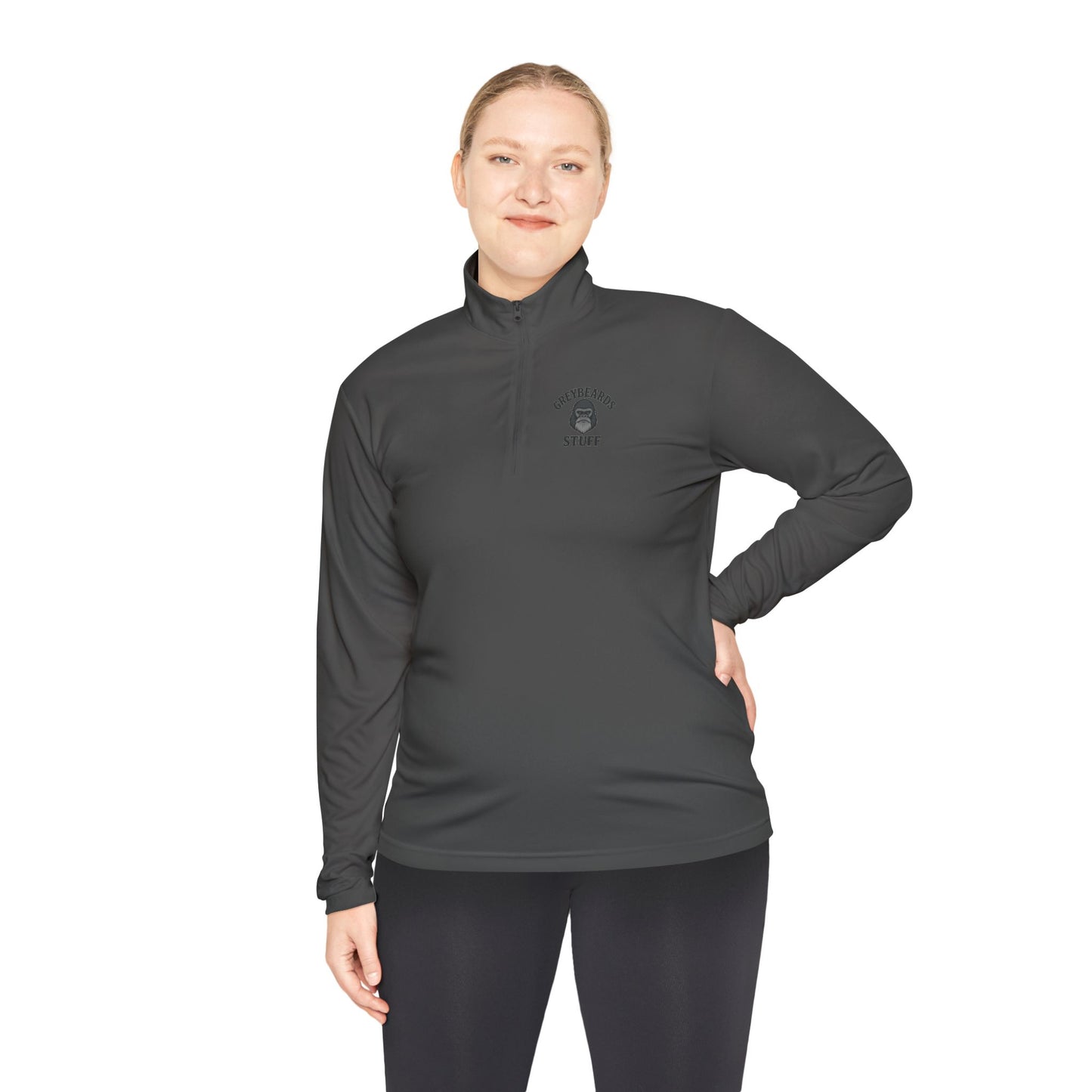 Inspirational Unisex Quarter-Zip Pullover, Motivational Activewear, Gift for Fitness Lovers, Self-Love Apparel, Casual Comfort Wear