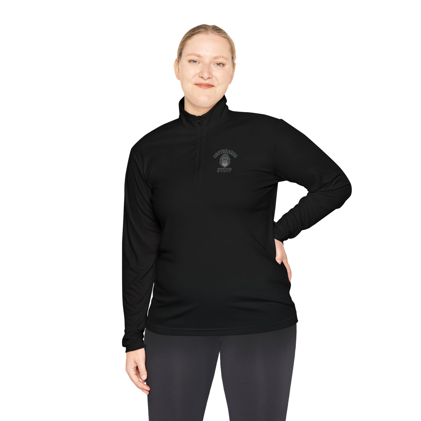 Inspirational Unisex Quarter-Zip Pullover, Motivational Activewear, Gift for Fitness Lovers, Self-Love Apparel, Casual Comfort Wear