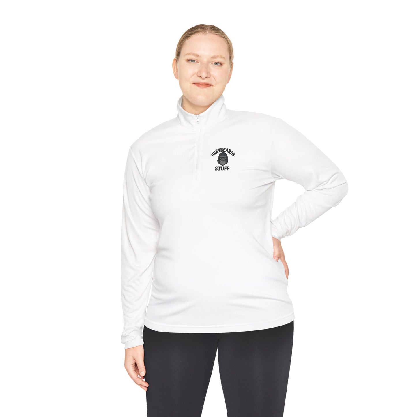 Inspirational Unisex Quarter-Zip Pullover, Motivational Activewear, Gift for Fitness Lovers, Self-Love Apparel, Casual Comfort Wear