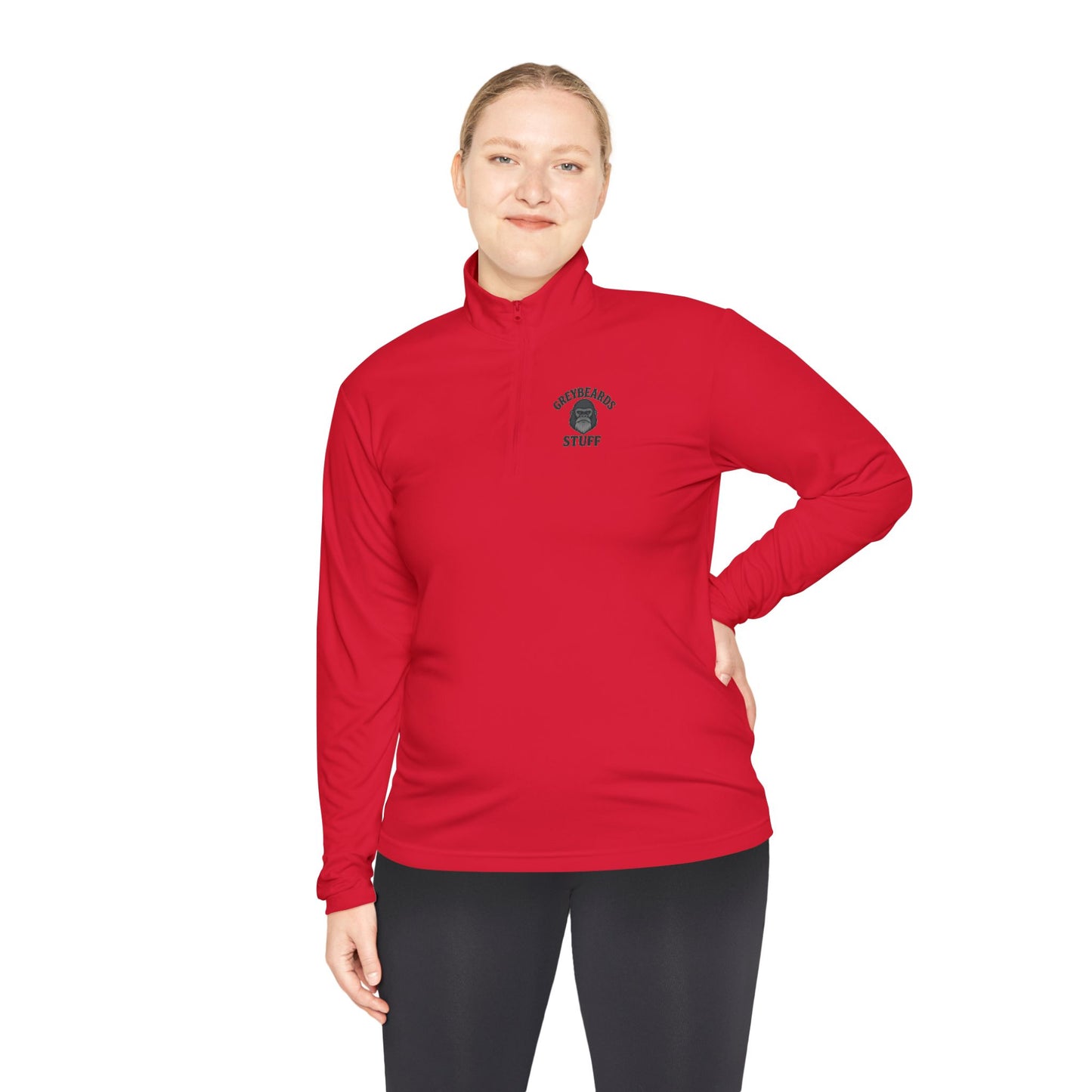 Inspirational Unisex Quarter-Zip Pullover, Motivational Activewear, Gift for Fitness Lovers, Self-Love Apparel, Casual Comfort Wear